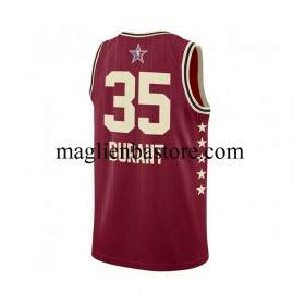 Maglia NBA Kevin Durant 35 Jordan 2024 All-star Rosso Swingman - Uomo